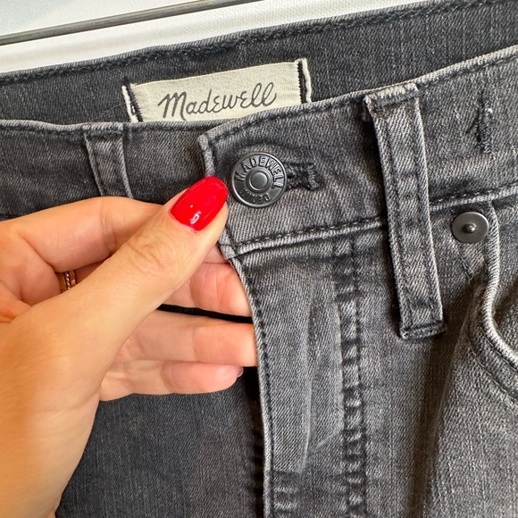 Madewell W28 stretchy ankle jeans Stovepipe Jeans in Banberry Wash: Raw Edition - Picture 8 of 11